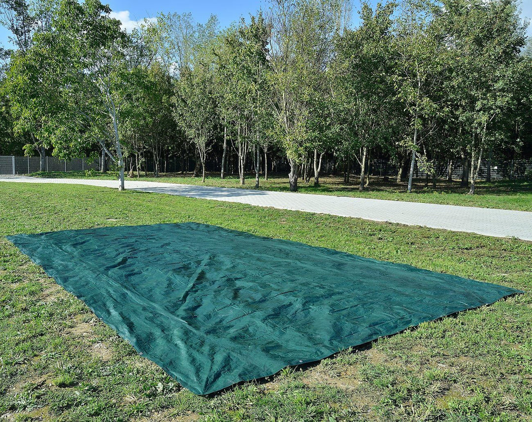 Royal Gardineer Regenplane: Universelle Gewebe-Abdeck-Plane, mittel, 8 x 5 m (Bauplane, Holzabdeckun