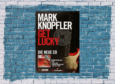 Mark Knopfler - Get Lucky CD, 2009 » Konzertplakat/Premium Poster | Live Konzert Veranstaltung | DIN