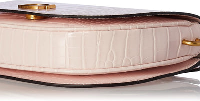 Guess Damen Creme Danna Saddle Bag, Rosa, Einheitsgrösse