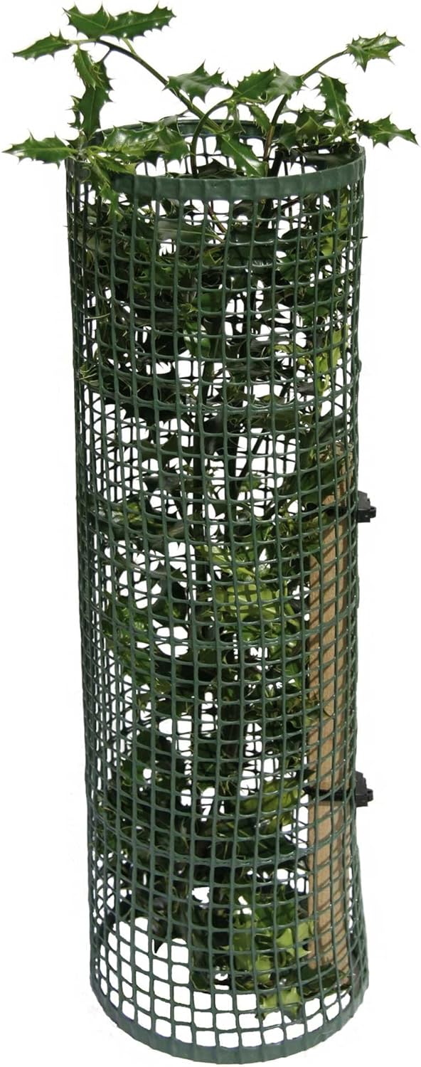 TUBEX Treeguard Strauch-/Baumschutz-Gitter-Röhre Höhe 60cm, Ø 170-200mm, grün, Stammschutz, Fege- un