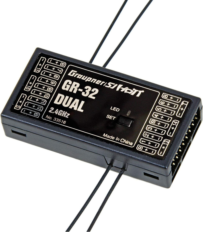 Graupner 33516 Empfänger GR-32 HoTT 2.4 GHz Dual 16 K.