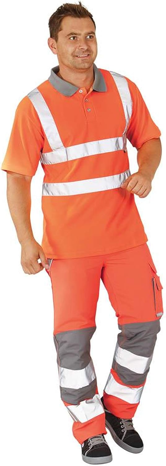 Planam Grösse 25 Unisex Plaline Warnschutz Bundhose orange Zink Modell 5610 25 Orange/Zink, 25 Orang