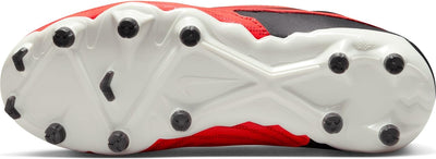 NIKE JR Phantom GX Academy DF FG/MG Sneaker, Bright Crimson/Black-White, 38.5 EU