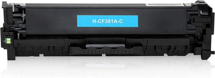 Kineco 4 Toner kompatibel mit HP CF-380X CF380X CF381A CF382A CF383A Laserjet Pro MFP M470 Series M4