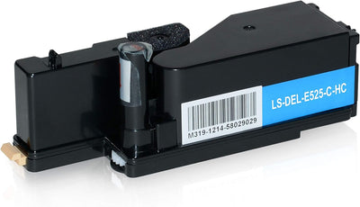 Logic-Seek 5 Toner kompatibel mit Dell E525w LED-Farblaser-Multifunktionsdrucker- Schwarz je 2.000 S