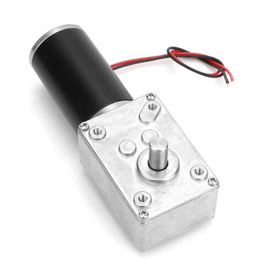 24V Schneckengetriebemotor, Reversibler Schneckengetriebemotor mit Hohem Drehmoment 8mm Elektrischer