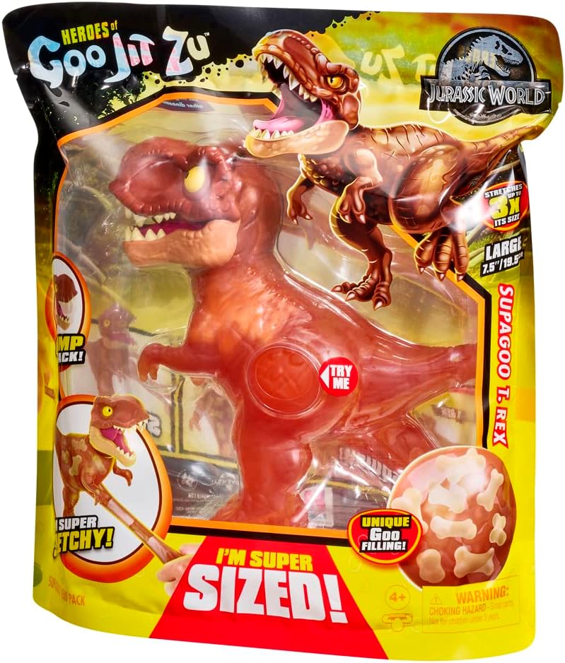 Heroes of Goo Jit Zu Actionfigur - Jurassic World - SUPAGOO T Rex Mehrfarbig CO41307