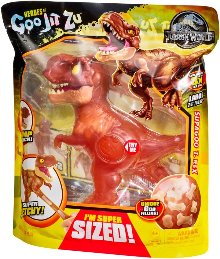 Heroes of Goo Jit Zu Actionfigur - Jurassic World - SUPAGOO T Rex Mehrfarbig CO41307