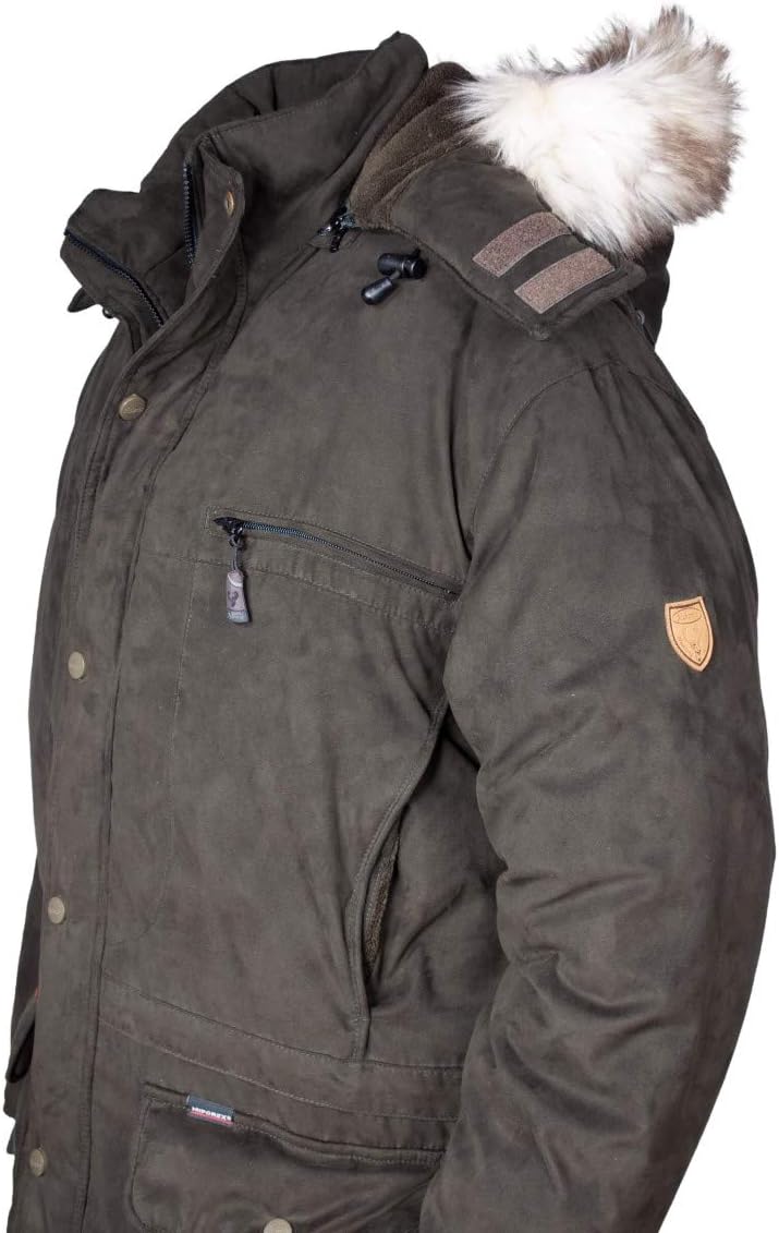 Hubertus Herren Jacke Iceland 10676696 Oliv braun 328 54 Grün, 54 Grün