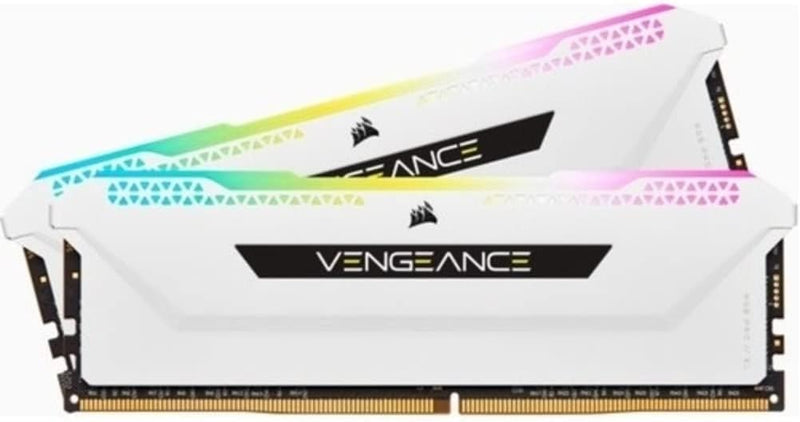 Corsair VENGEANCE RGB PRO SL 32GB (2x16GB) DDR4 3200 (PC4-25600) C16 1.35V Desktop Memory - Weiss 2