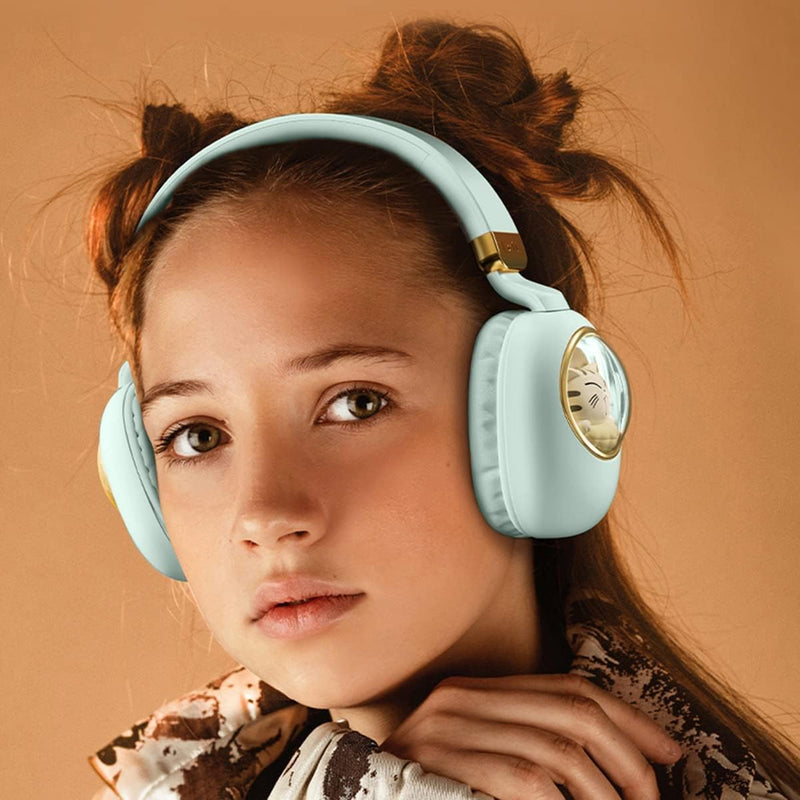 Bluetooth Kopfhörer Kinder Wired mit Mikrofon für Schule Wireless Jungen Mädchen Noise Cancelling au