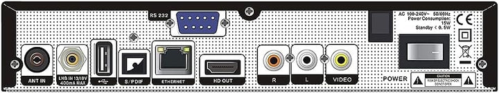 Edision argus piccollo 3in1 plus CI HD Triple Receiver(DVB-S2, DVB-C, DVB-T) schwarz