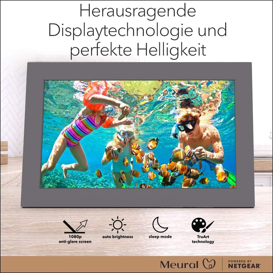 MEURAL MC315 Digitaler Bilderrahmen 15 Zoll (private Fotofreigabe und NFT Crypto Art, elektronischer