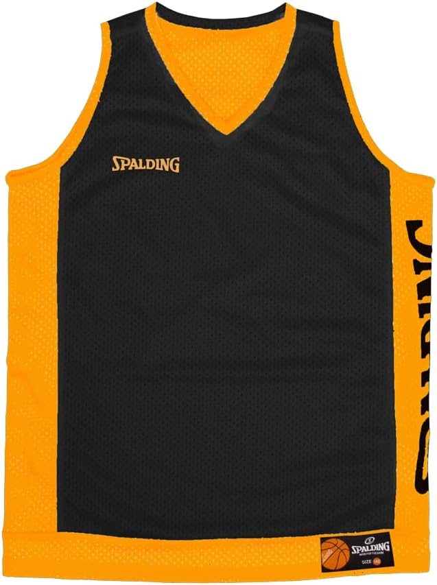 Spalding - Wende-Tank-Top - Basketball-Top - Mango-Sorbet/Schwarz - Grösse 140 - Sportbekleidung - B