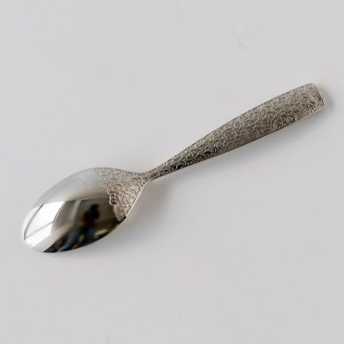 Alessi Dressed, Dessertlöffel aus Edelstahl 18/10 glänzend poliert, Silver, 17x4x5 cm, 6-Einheiten