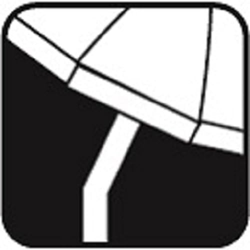 Doppler Absolut wasserdichter Gartenschirm Waterproof 225x120 ohne Volant, UV-Schutz 80, Farbe dunke