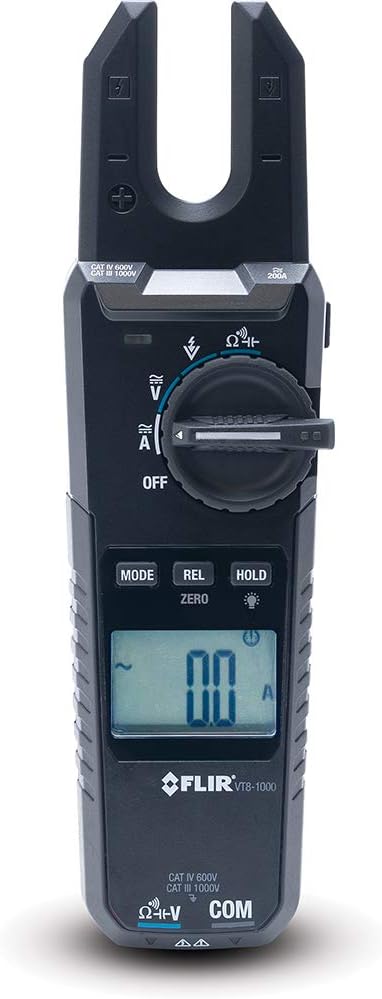 FLIR VT8-1000 Stromzange digital CAT IV 600 V, CAT III 1000V Anzeige (Counts): 6000 Sicherheit, Sich