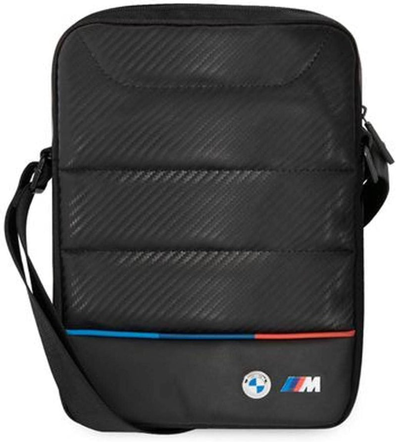 BMW Carbon & PU Nylon Tablet Tasche 10 Zoll - Schwarz