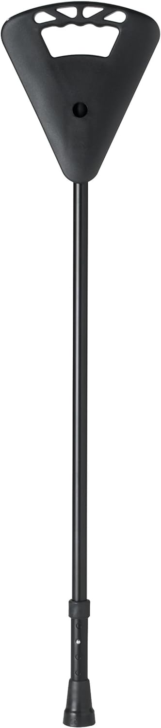 activera Flipstick Sitzstock Wanderstock mit Sitz schwarz höhenverstellbar von 87-91cm