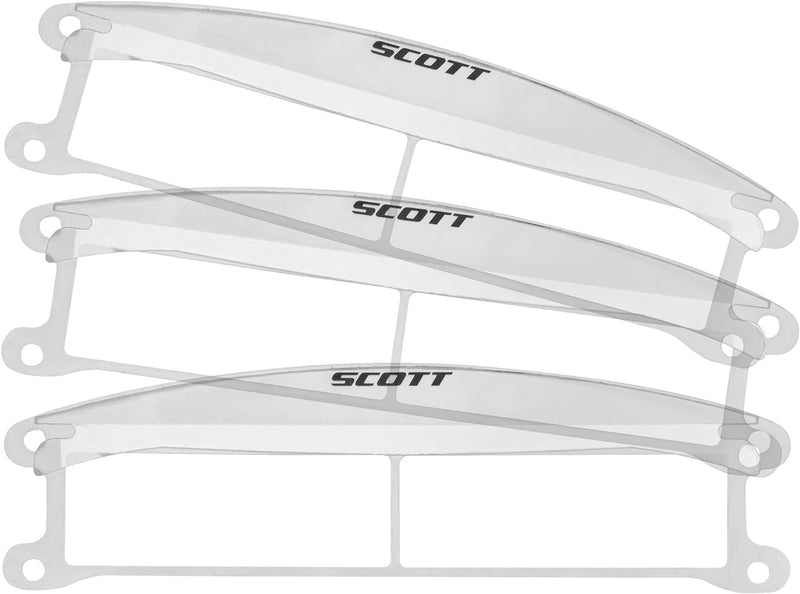 Scott Sports Prospect Roll Off System WFS Antistick Grid Pack of 3 MX Goggle Spares Clear Einheitsgr