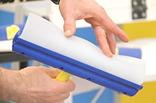 AquaBLADE Set Nr. 1-1x Kleiner und grosser Wischer mit Silikonlippe, Wasserauffangrinne und externem