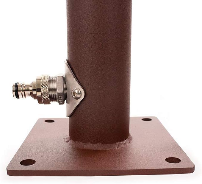 KTC Tec TRINKWASSER Wassersäule TSRG 950 Rost Optik braun, Wasserzapfsäule Wasserzapfstelle Gartenza