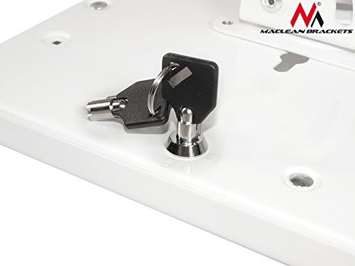 Maclean MC-677 Universal Tablet Tischhalterung mit Sicherheitsgehäuse Kompatibel mit iPad 2/3/4/ Air
