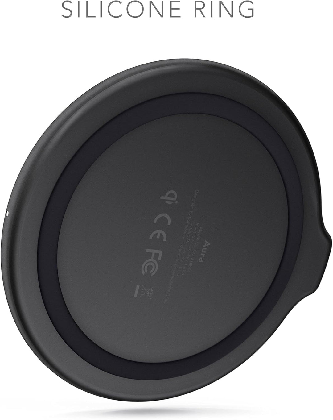 VONMÄHLEN Aura - Qi zertifiziertes 15W Wireless Ladegerät - Mit 4in1 18W Netzteil - Wireless Charger