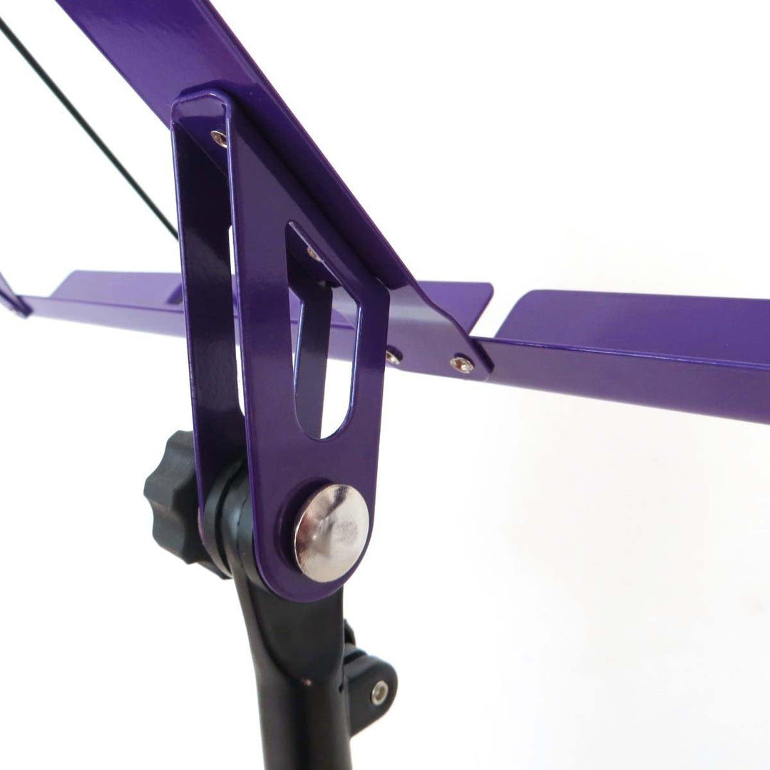 keepdrum MUS3FL Flieder Notenstaender Lila Notenpult + Tragetasche Lila Flieder, Lila Flieder