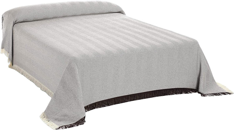 BEAUTEX Tagesdecke - Wohnzimmer Decke aus Baumwolle, Praktischer Überwurf als Sofadecke oder Couchde