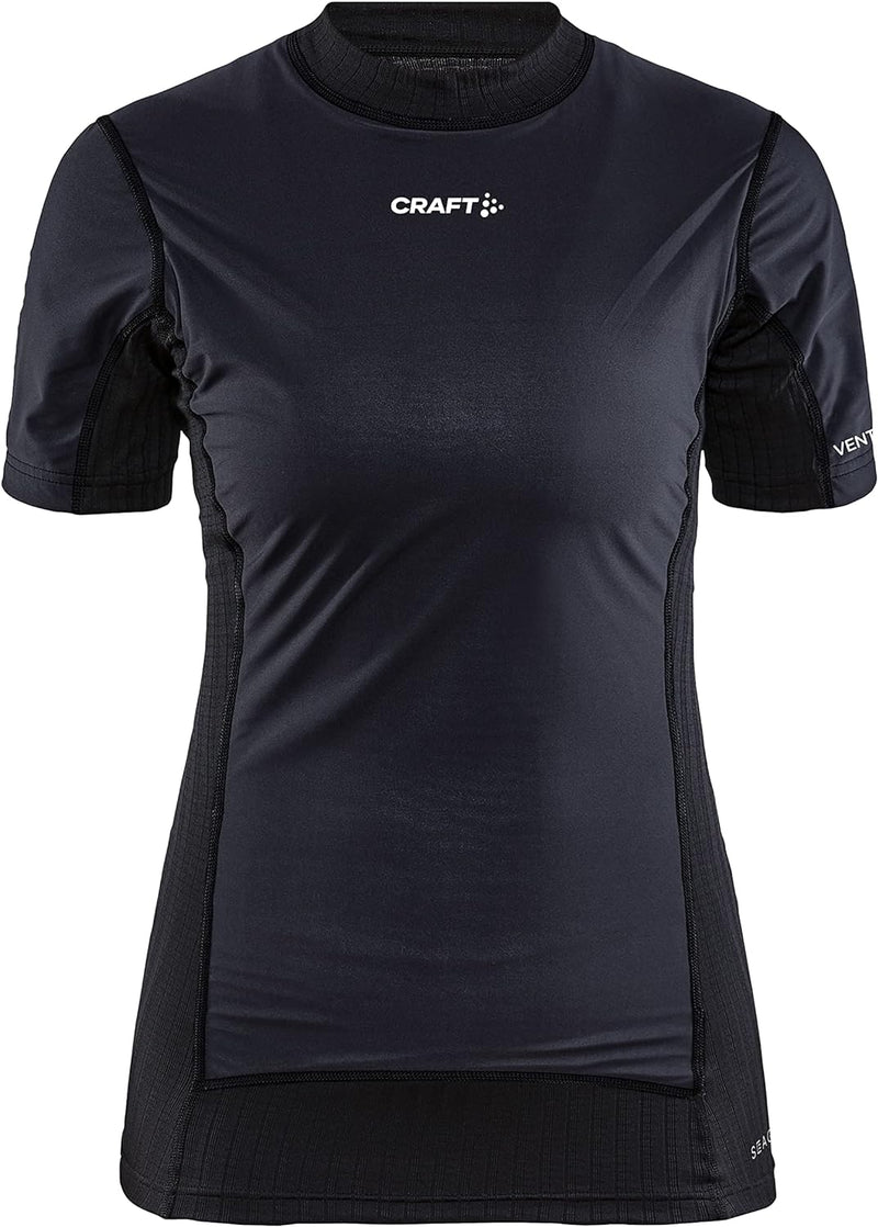 Craft Damen Active Extreme X Wind Ss W Oberteile M Schwarz/Granit, M Schwarz/Granit