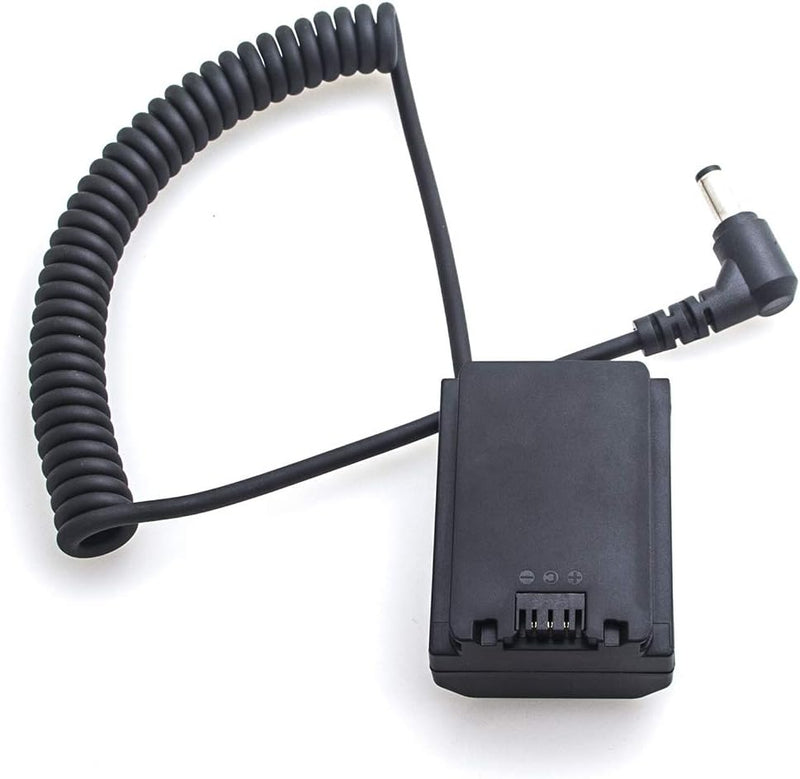 Hersmay Ausziehbarer Stromkabeladapter für DC-Stecker auf dekodierten DC-Koppler Dummy Akku NP-FZ100