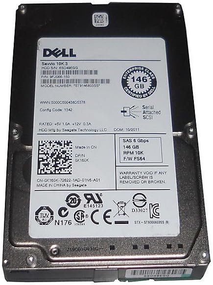 Seagate Savvio 10K.3 ST9146803SS - Festplatte - 146.8 GB - intern - 6.4 cm ( 2.5" ) - SAS-2 - 10000