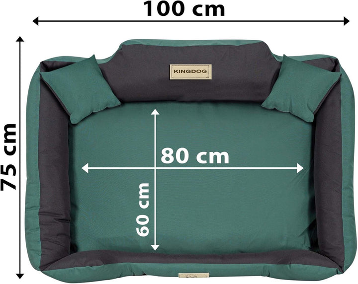 EDANTI Hundebett, Personalisierte Anti-Rutsch, Abnehmbar Hundekissen, Hundekorb, Hundesofa, Hundecou