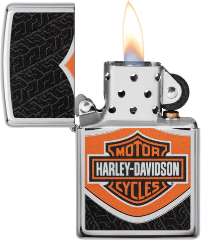 Zippo Harley Davidson Feuerzeug, Messing, Design, 5,83,81,2, 72