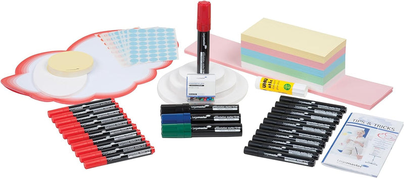 Legamaster 7-225000 Moderationsset mit Moderationszubehör Komplett, Komplett