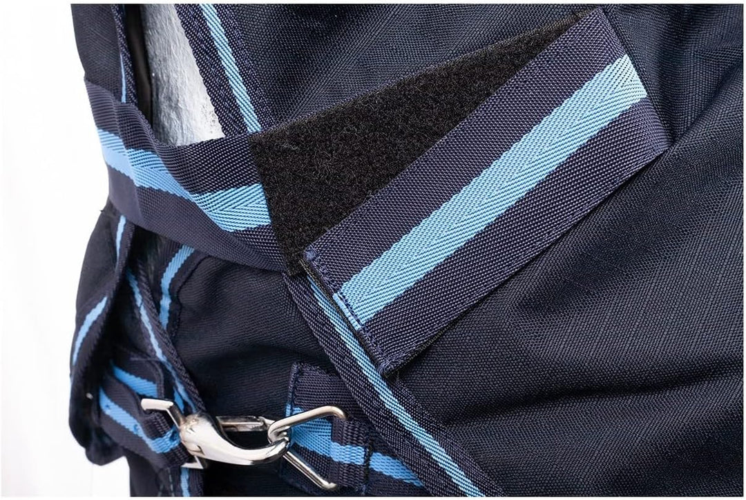 RL24 - Weidedecke Full Neck Basicline 600D Nylonfutter mit Füllung | Pferde Winterdecke | wasserdich