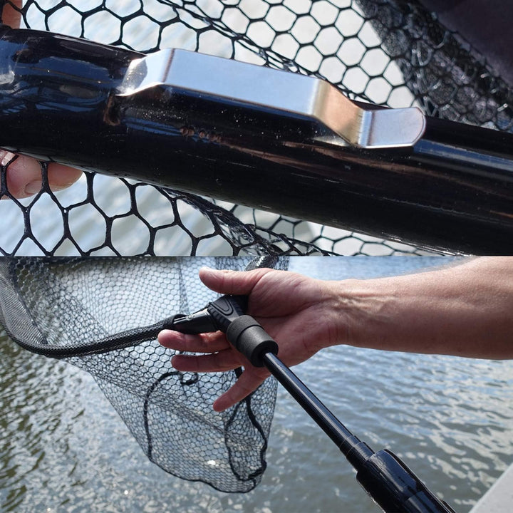 Spro Freestyle Flip Net Handle 2,80m - Kescherstab, Teleskopstab für Unterfangkescher, Kescherstange