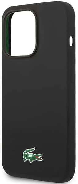 Lacoste LCHMP14LSLOK Hülle für iPhone 14 Pro 6.1" Schwarz hardcase Silicone