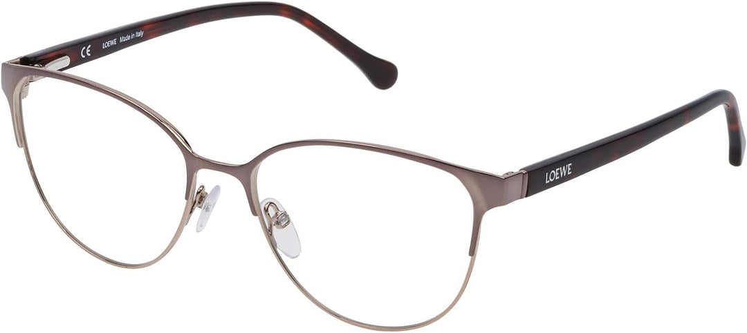 Loewe Unisex-Erwachsene VLWA18M530SHE Brillengestelle, Rot (Shiny Red Gold), 55