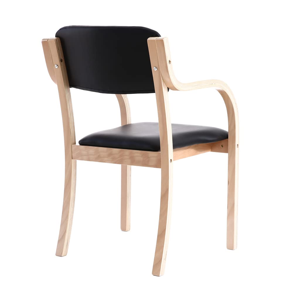 Teqler Besucherstuhl schwarz, T-135663