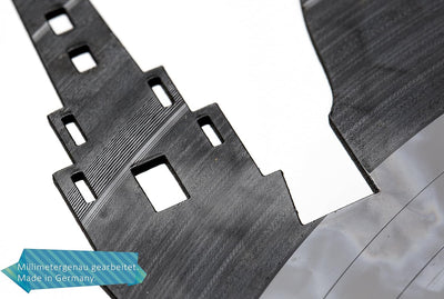 GRAVURZEILE Schallplattenuhr - Skyline Hattingen - Wanduhr aus gegossenem Vinyl mit Stadt Skyline 30