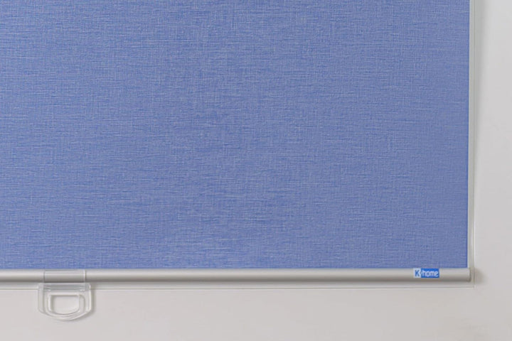 Springrollo/Mittelzugrollo mit modernen Struktur Stoff Jeans, 100 cm x 150 cm (B x L) Jeans 100 x 15