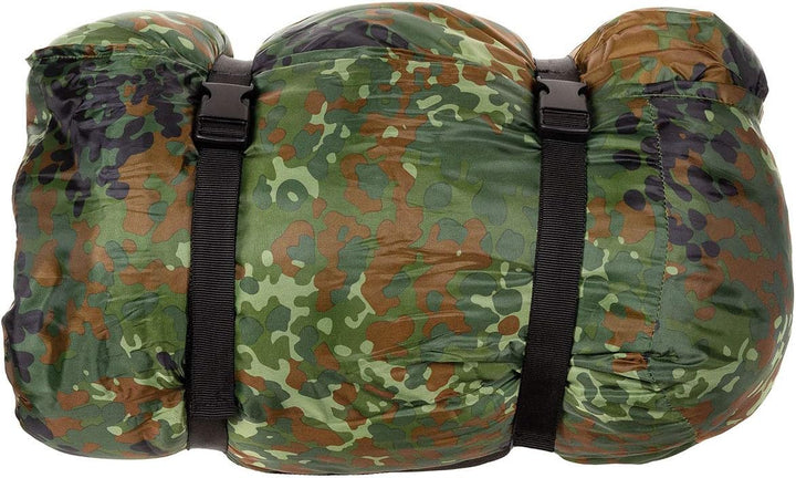 MFH Israel. Pilotenschlafsack, 2-lagige Füllung flecktarn, flecktarn