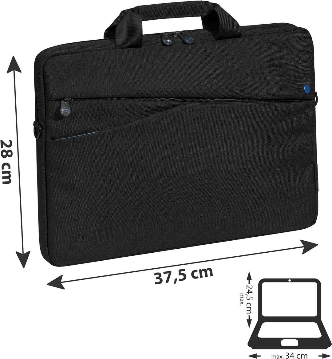 PEDEA Laptoptasche "Fashion" Notebook-Tasche bis 13,3 Zoll (33,8 cm) Umhängetasche mit Schultergurt
