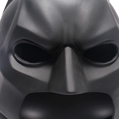 Superhero Bat Mask PVC Bruce Wayne New Movie Full Head Cosplay Accessories Masquerade Prop (PVC), pv