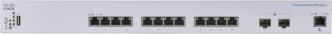 Cisco Business CBS350-12XT Managed Switch | 12 10GE-Ports | 2x10G-SFP+ gemeinsam genutzt | Eingeschr
