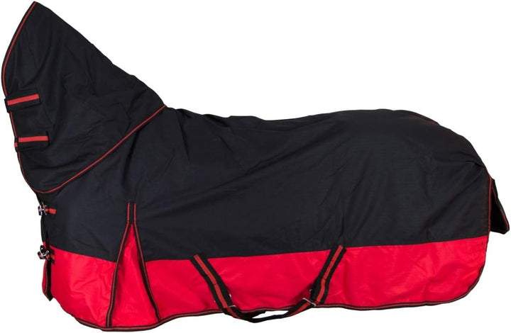 RL24 - Weidedecke Full Neck Basicline 600D Nylonfutter mit Füllung | Pferde Winterdecke | wasserdich
