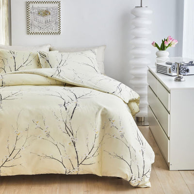 OLDBIAO Bettwäsche 240x220 cm Set, Mikrofaser Bettbezug 240x220cm und Kissenbezüge 80x80cm, Ästhetis