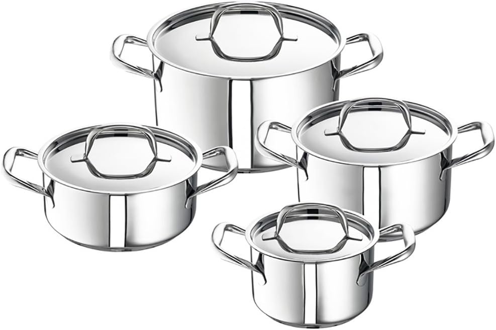 Schulte-Ufer Finesse Topfset, Edelstahl, 4 TLG